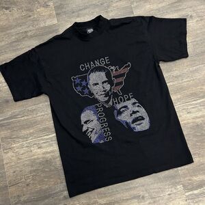 2008 Obama Biden Election Shirt 2XL Inauguration‎ Hope Change Progress Gems